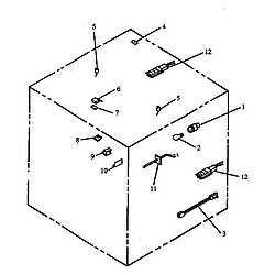 RSK3700UL Gas Range Electric components Parts diagram