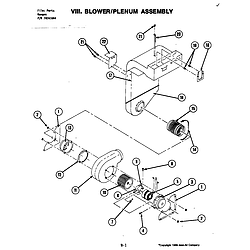 S120 Range Blower assembly Parts diagram