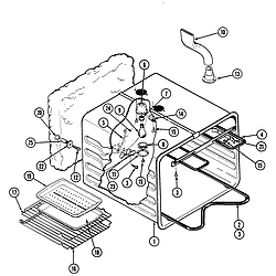 S136 Range Liner Parts diagram