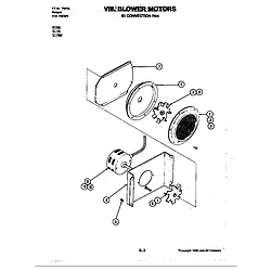 S176 Electric Slide-In Range Blower motor-convection fan (s176w) (s176w) Parts diagram