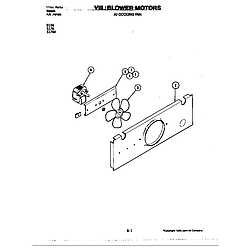 S176 Electric Slide-In Range Blower motor-cooling fan (s176w) (s176w) Parts diagram