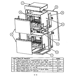 SC272T Built-In Electric Oven Oven assembly Parts diagram