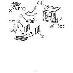 SC272T Built-In Electric Oven Oven module, non-convection 27 diagram