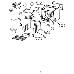 SC302 Built-In Electric Oven Oven module, convection 27 diagram