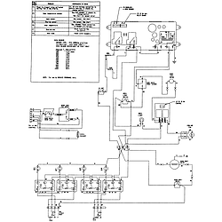 SVE47100 Electric Slide-In Range Wiring information (sve47100b/w) Parts diagram