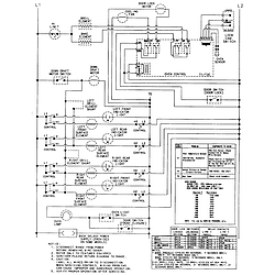 SVE47100 Electric Slide-In Range Wiring information (sve47100b/w-ser 15) Parts diagram