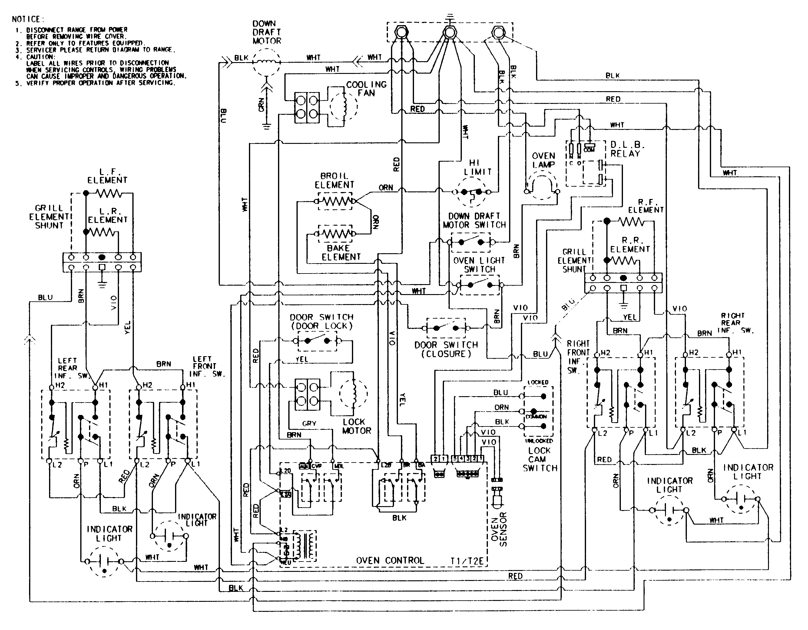 Jenn-air Sve47100b Electric Slide-in Range Timer