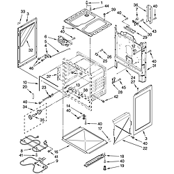 TES325MQ5 Free Standing - Electric Chassis Parts diagram