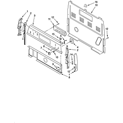 TES325MQ5 Free Standing - Electric Control panel Parts diagram