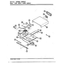 W130 Wall Oven Internal controls Parts diagram