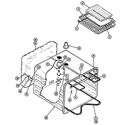 W136 Range Body Parts diagram