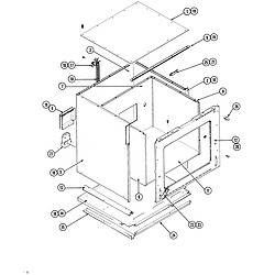 W188W Range Basic body (w188w) Parts diagram