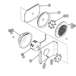 W188W Range Fans-convection (w188w) Parts diagram