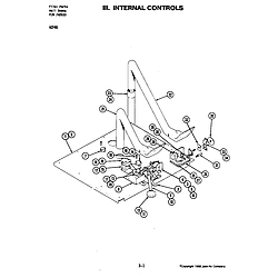 W246 Electric Wall Oven Internal controls (w246) (w246) Parts diagram