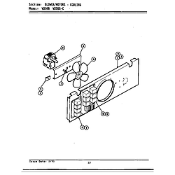 W256 Electric Wall Oven Blower motor/cooling (w256) (w256) Parts diagram