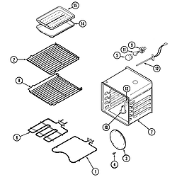 W27100W Electric Wall Oven Oven Parts diagram