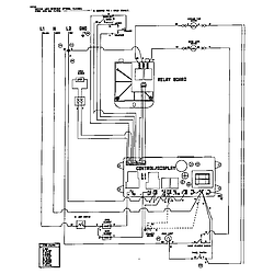 W27200B Electric Wall Oven Wiring information (w27200b) (w27200w) Parts diagram