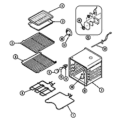 W27200BC Electric Wall Oven Oven Parts diagram