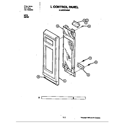 W276W Microwave Control panel (upper w276w) (w276w) Parts diagram