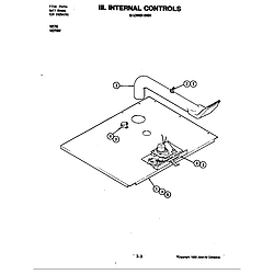 W276W Microwave Internal controls (lower) Parts diagram