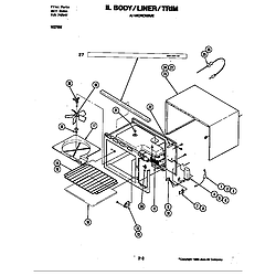 W276W Microwave Oven (upper w276w) (w276w) Parts diagram