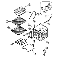 WM27260B Electric Walloven Oven Parts diagram