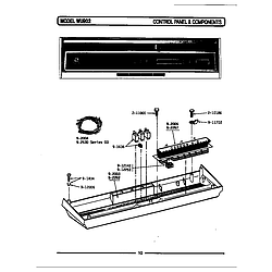 WU1000 Dishwasher Control panel & components (wu902) (wu902) Parts diagram