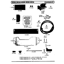 WU502 Dishwasher Conversion kit (wc502) (wc502) Parts diagram