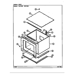 WW2750B Electric Wall Oven Body Parts diagram