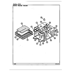 WW2750W Electric Wall Oven Oven Parts diagram