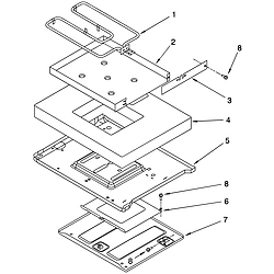 YKERC507HW0 Free Standing Electric Range Hidden bake Parts diagram